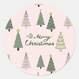 Under the Snowy Trees – Christmas Ronde Sticker