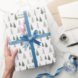 Under the Snowy Trees – Christmas Wrapping Paper Cadeaupapier