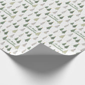 Under the Snowy Trees – Christmas Wrapping Paper Cadeaupapier (Hoek)