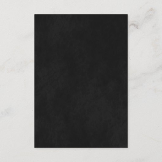 Under the Stars Verjaardagsaccommodatie Informatiekaartje (Achterkant)