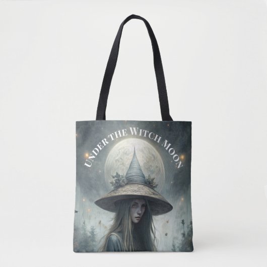 Under the Witch Moon beroemd gemaakt door Gothic Y Tote Bag (Voorkant)