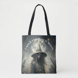 Under the Witch Moon – Gothic Witch Tote Bag