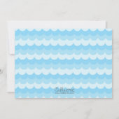 Under The Zee Invitation (Meisje) - Zeemeermin & V Kaart (Achterkant)