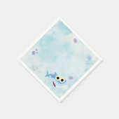 "Under the Zee" met als thema Paper Napkin Servet (Hoek)