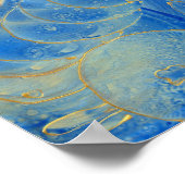 Under Water -Hand Painted Awarded Abstract Artwork Poster (Hoek)