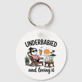 Underbabied en er van houden!  sleutelhanger