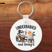 Underbabied en er van houden! sleutelhanger (Voorkant)
