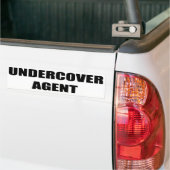 Undercover Agent Bumpersticker (Op Truck)