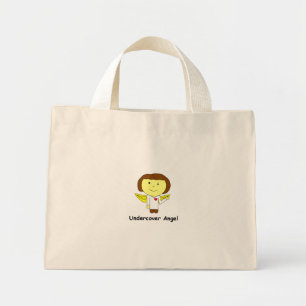 undercover angel mini tote bag
