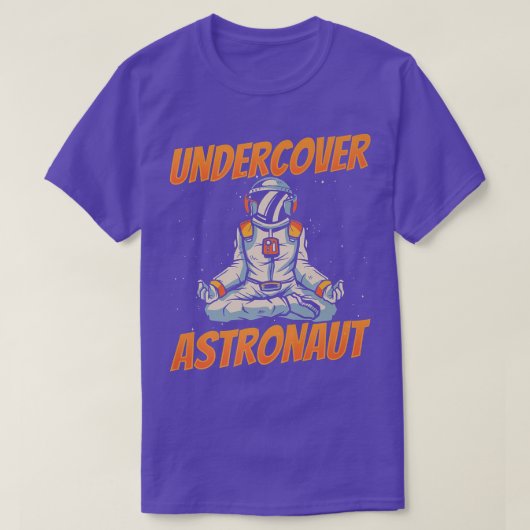 Undercover Astronaut Planets Astronomy Rocket Spac T-shirt (Design voorkant)