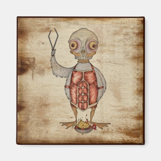 Undercover BBQ Duck Magnet (Voorkant)