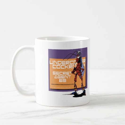 Undercover Cockroach Koffiemok (Links)