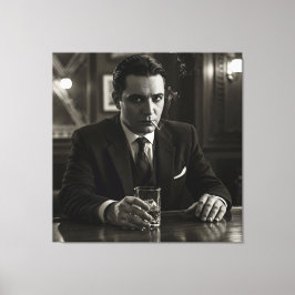 Undercover Detective (1920) beroemd gemaakt door N Canvas Afdruk