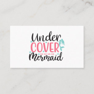 Undercover Mermaid Visitekaartje