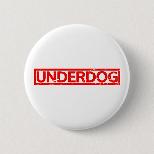 Underdog Stamp Ronde Button 5,7 Cm (Voorkant)