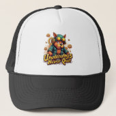 Underdogs Never Quit Cap – Motivational Hat Trucker Pet (Voorkant)