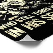 Underestimate an old man who turns wrenches  poster (Hoek)