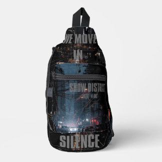 Underground Bag Donker Zwart Streetwear  Sling Bag