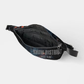Underground Black Dark Fanny Pack Bag Streetwear Heuptasje (Open)