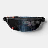 Underground Black Dark Fanny Pack Bag Streetwear Heuptasje (Liggend)