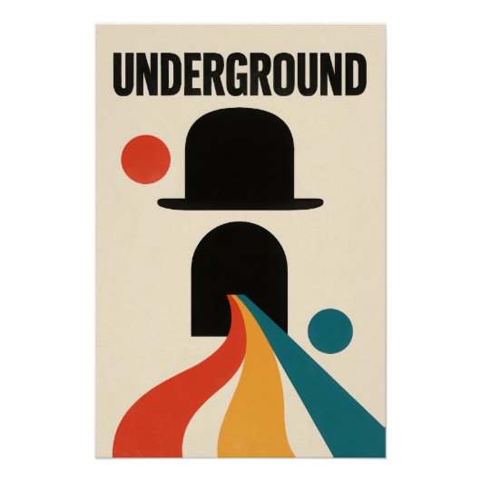 Underground Hat - Poster (Voorkant)