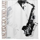 Underground Jazz Douchegordijn (Voorkant)