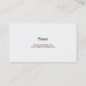 Underground Jazz Visitekaartje (Achterkant)