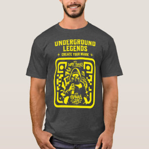 Underground Legends – Spray Life Streetwear Grafie T-shirt