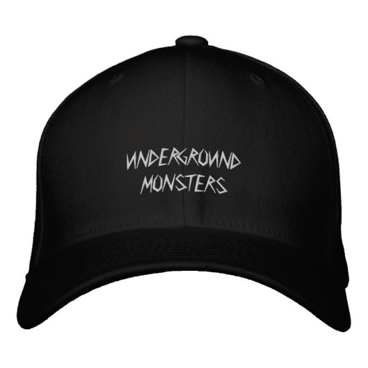 UNDERGROUND MONSTERS HAT GEBORDUURDE PET (Voorkant)
