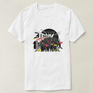 Underground Rock Concert in het metrostation Illus T-shirt