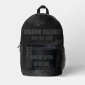 Underground Street Black Shadow Bag  Bedrukte Rugzak (Voorkant)