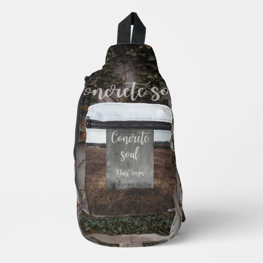 Underground Streetwear Crossbody Bag Concrete Sling Bag (Voorkant)