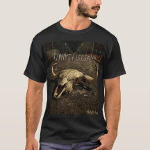 Underground Streetwear Skull Western Black T-shirt