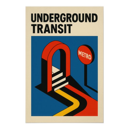 Underground Transit - Poster (Voorkant)