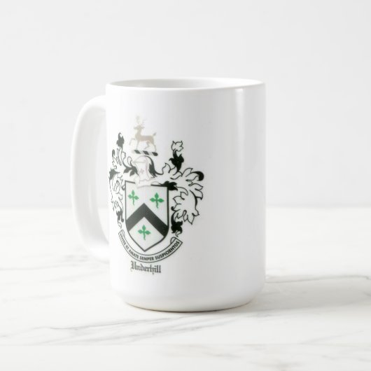 Underhill Crest Koffiemok (Voorkant links)