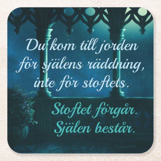 Underlägg — Andlighet Kartonnen Onderzetters (Voorkant)