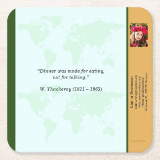 Underlägg — Connect, World Kartonnen Onderzetters