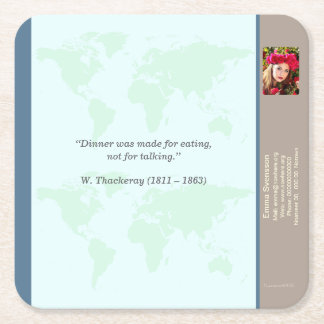 Underlägg — Connect, World Kartonnen Onderzetters