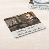 Underlägg — Eget bo Kartonnen Onderzetters (Schuin)