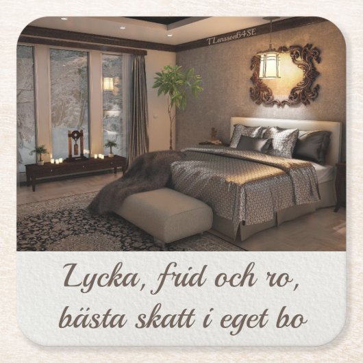 Underlägg — Eget bo Kartonnen Onderzetters (Voorkant)