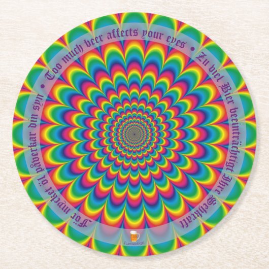 Underlägg — Eyes for beer Ronde Kartonnen Onderzetter (Voorkant)