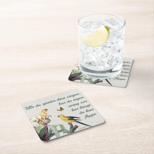 Underlägg — Fåglar Kartonnen Onderzetters (Insitu)