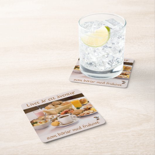 Underlägg — Frukost Kartonnen Onderzetters (Insitu)