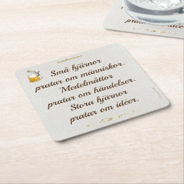 Underlägg — Hjärnor pratar Kartonnen Onderzetters