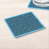 Underlägg — Labyrint Kartonnen Onderzetters (Schuin)