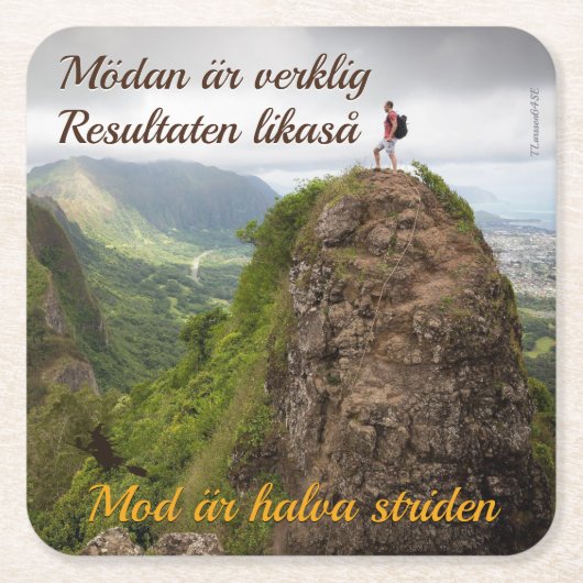 Underlägg — Möda & resultat Kartonnen Onderzetters (Voorkant)