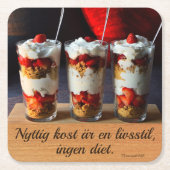 Underlägg — Nyttig kost Kartonnen Onderzetters (Voorkant)