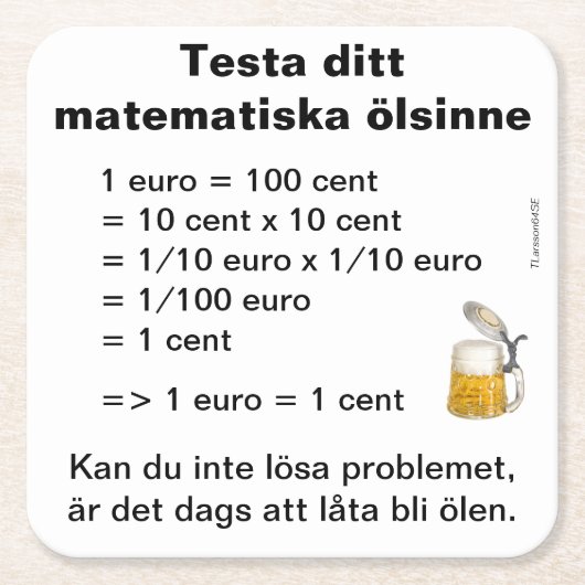 Underlägg — Ölsinne Kartonnen Onderzetters (Voorkant)