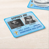 Underlägg — Sophies val Kartonnen Onderzetters (Schuin)