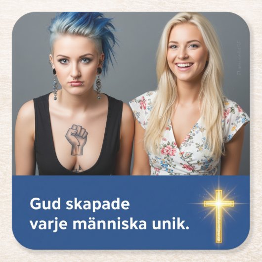 Underlägg — Unik Kartonnen Onderzetters (Voorkant)